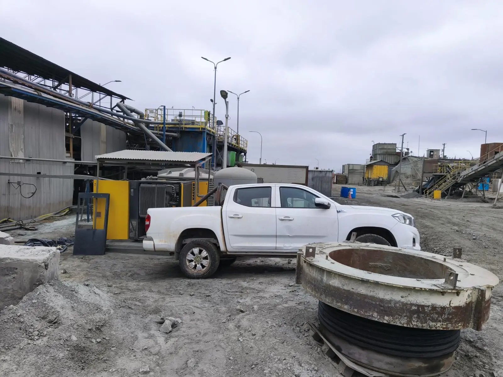 Red de aire comprimido SmartPipe instalada