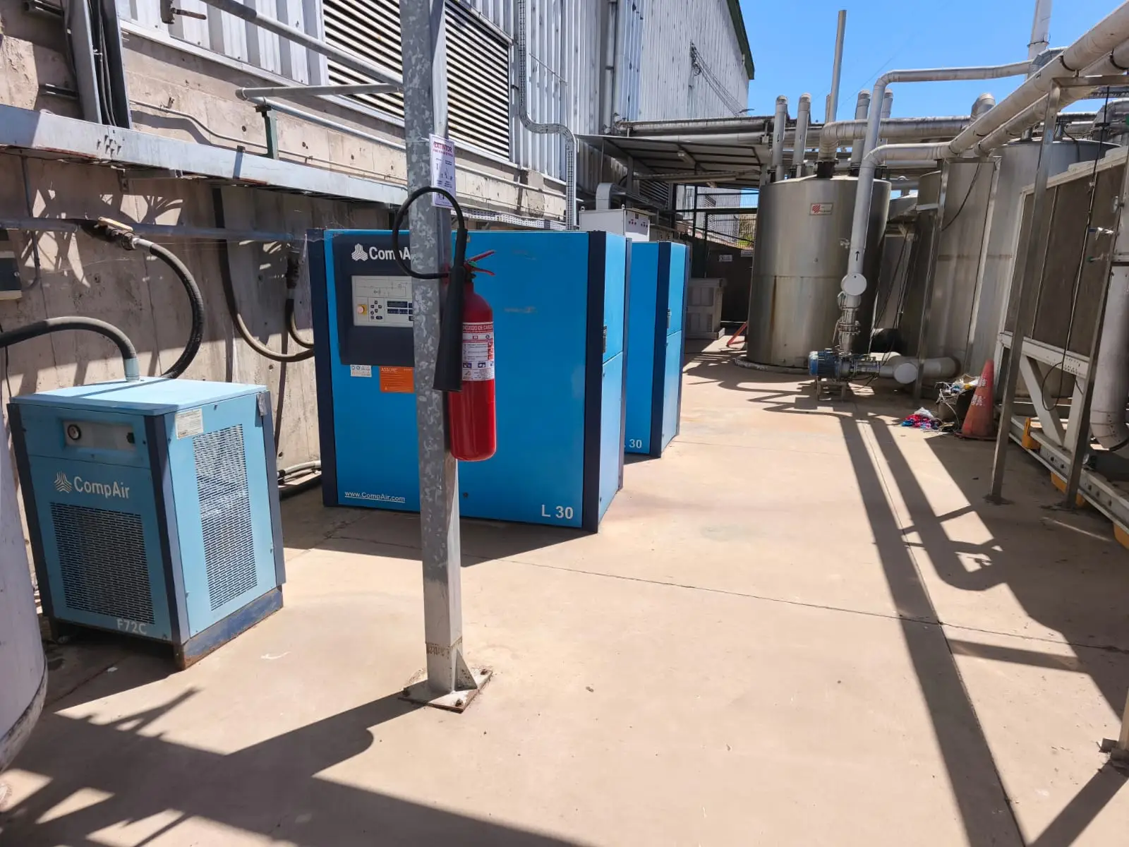 Compresor Kaeser en operación — servicio técnico Coquimbo