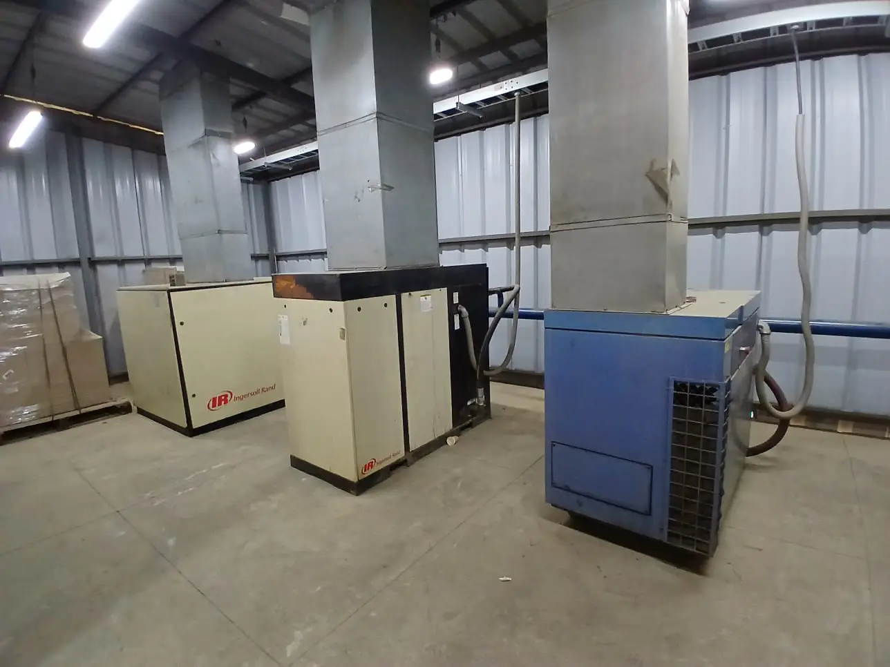 Instalación compresor industrial norte chico