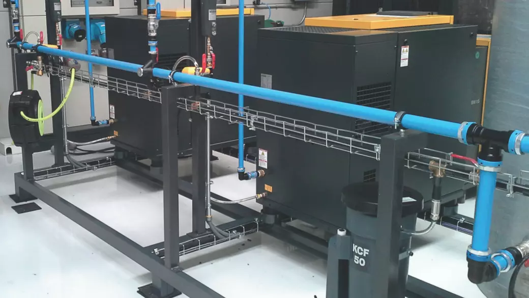 Tubería SmartPipe+ Kaeser para aire comprimido